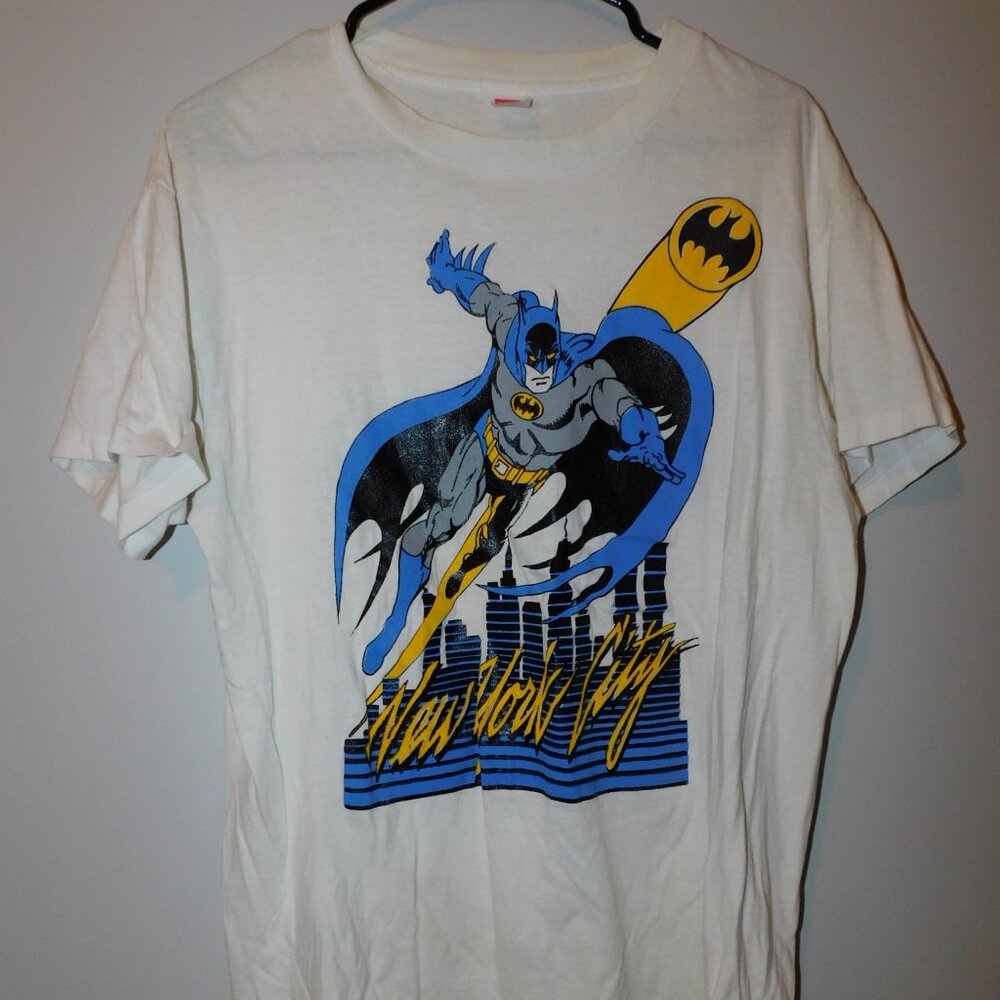 vintage Batman New York City tourist destination t shirt - 80s 90s adult XL NYC